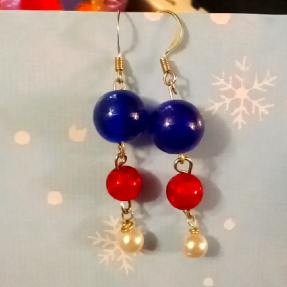Handmade beaded earrings